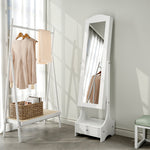 Load image into Gallery viewer, Freestanding Mirror Jewelry Cabinet with Drawers