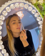 Load image into Gallery viewer, Exquisite Crystal-Embellished LED Hollywood Vanity Mirror