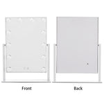 Load image into Gallery viewer, Adjustable Large Rectangular Lighted Makeup Mirror