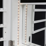 Load image into Gallery viewer, Freestanding Mirror Jewelry Cabinet with Drawers