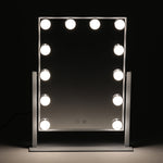 Load image into Gallery viewer, Adjustable Large Rectangular Lighted Makeup Mirror
