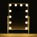 Load image into Gallery viewer, Adjustable Large Rectangular Lighted Makeup Mirror