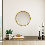 Load image into Gallery viewer, Classic Wall Mounted Stainless Space-Aluminum Frame Round Mirror