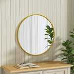 Load image into Gallery viewer, Classic Wall Mounted Stainless Space-Aluminum Frame Round Mirror