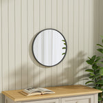 Load image into Gallery viewer, Classic Wall Mounted Stainless Space-Aluminum Frame Round Mirror