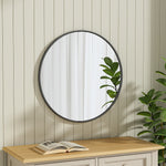 Load image into Gallery viewer, Classic Wall Mounted Stainless Space-Aluminum Frame Round Mirror