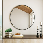 Load image into Gallery viewer, Classic Wall Mounted Stainless Space-Aluminum Frame Round Mirror