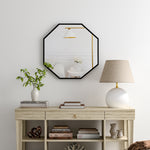 Load image into Gallery viewer, Modern Octagon Wall Mounted Mirror Metal Framed Vanity Mirror for Living Room Bathroom