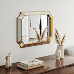 Load image into Gallery viewer, Modern Gold Decorative Wall Mirror