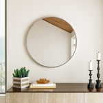 Load image into Gallery viewer, Classic Wall Mounted Stainless Space-Aluminum Frame Round Mirror