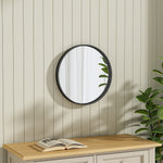 Load image into Gallery viewer, European-Style Minimal Round HD Makeup Mirror with Wide Frame