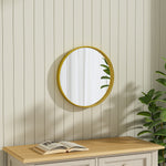 Load image into Gallery viewer, European-Style Minimal Round HD Makeup Mirror with Wide Frame