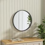 Load image into Gallery viewer, European-Style Minimal Round HD Makeup Mirror with Wide Frame
