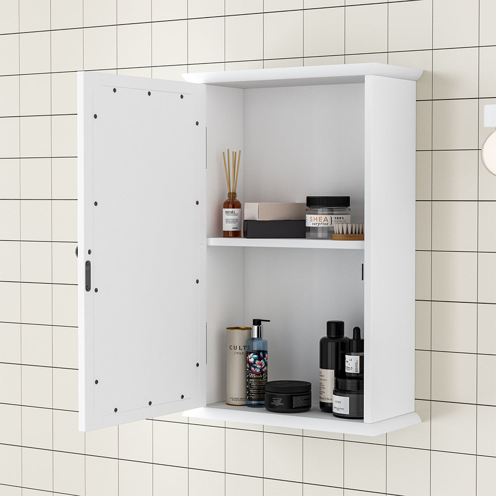 Wall Mount Rectangular Mirror Cabinet Bathroom Organizer – Every Mirror UK