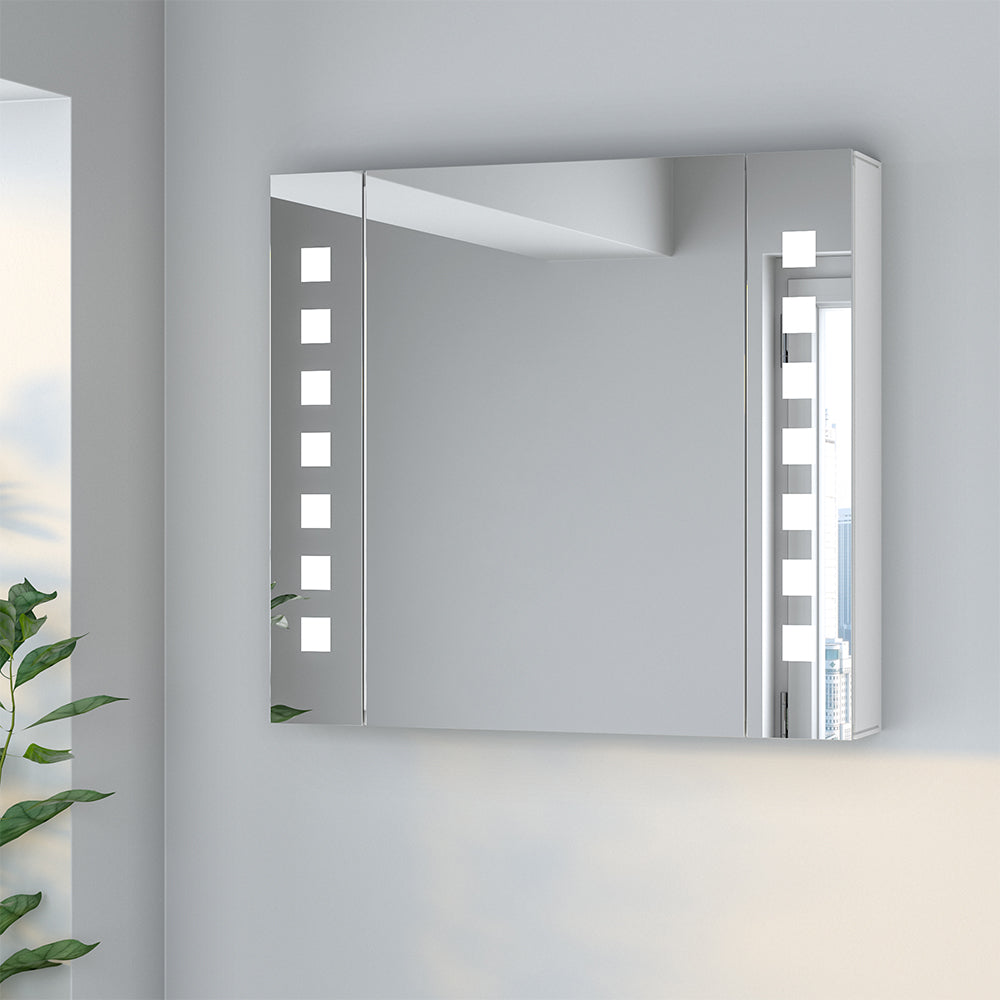 Minimal Bathroom Wall Mirror with LED Lights Every Mirror UK