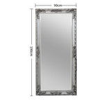 Load image into Gallery viewer, Extra Large Retro Rectangular Full Length Mirror