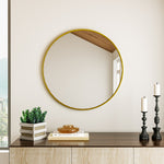 Load image into Gallery viewer, Classic Wall Mounted Stainless Space-Aluminum Frame Round Mirror