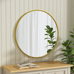Load image into Gallery viewer, Classic Wall Mounted Stainless Space-Aluminum Frame Round Mirror