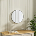 Load image into Gallery viewer, Classic Wall Mounted Stainless Space-Aluminum Frame Round Mirror