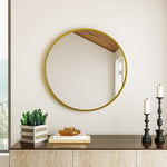 Load image into Gallery viewer, European-Style Minimal Round HD Makeup Mirror with Wide Frame