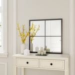 Load image into Gallery viewer, Classic Window Mirror Wall Accent Metal Framed Mirror