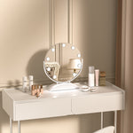 Load image into Gallery viewer, Chic Dimmable Round Hollywood Vanity Makeup Mirror