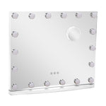 Load image into Gallery viewer, Hollywood Lighted Rectangle LED Metal Makeup Mirror