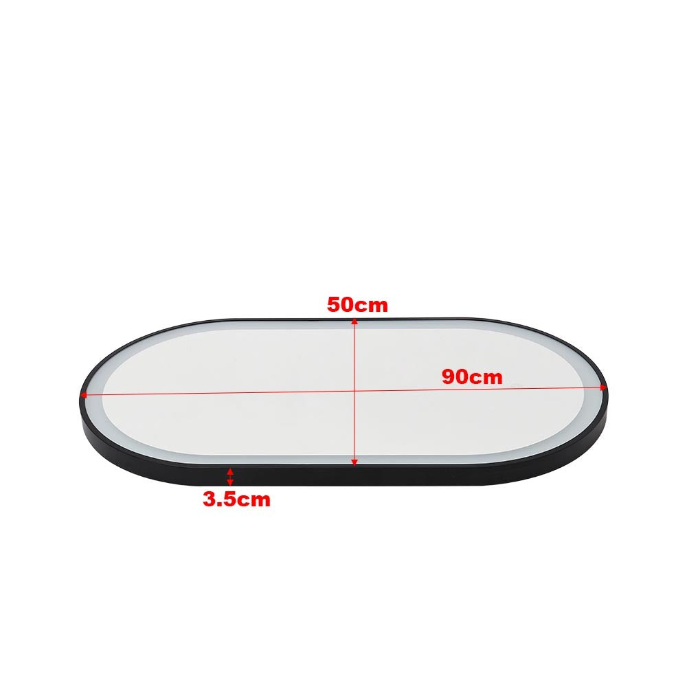 LED Bathroom Mirror Oval Wall Mirror with Defogger