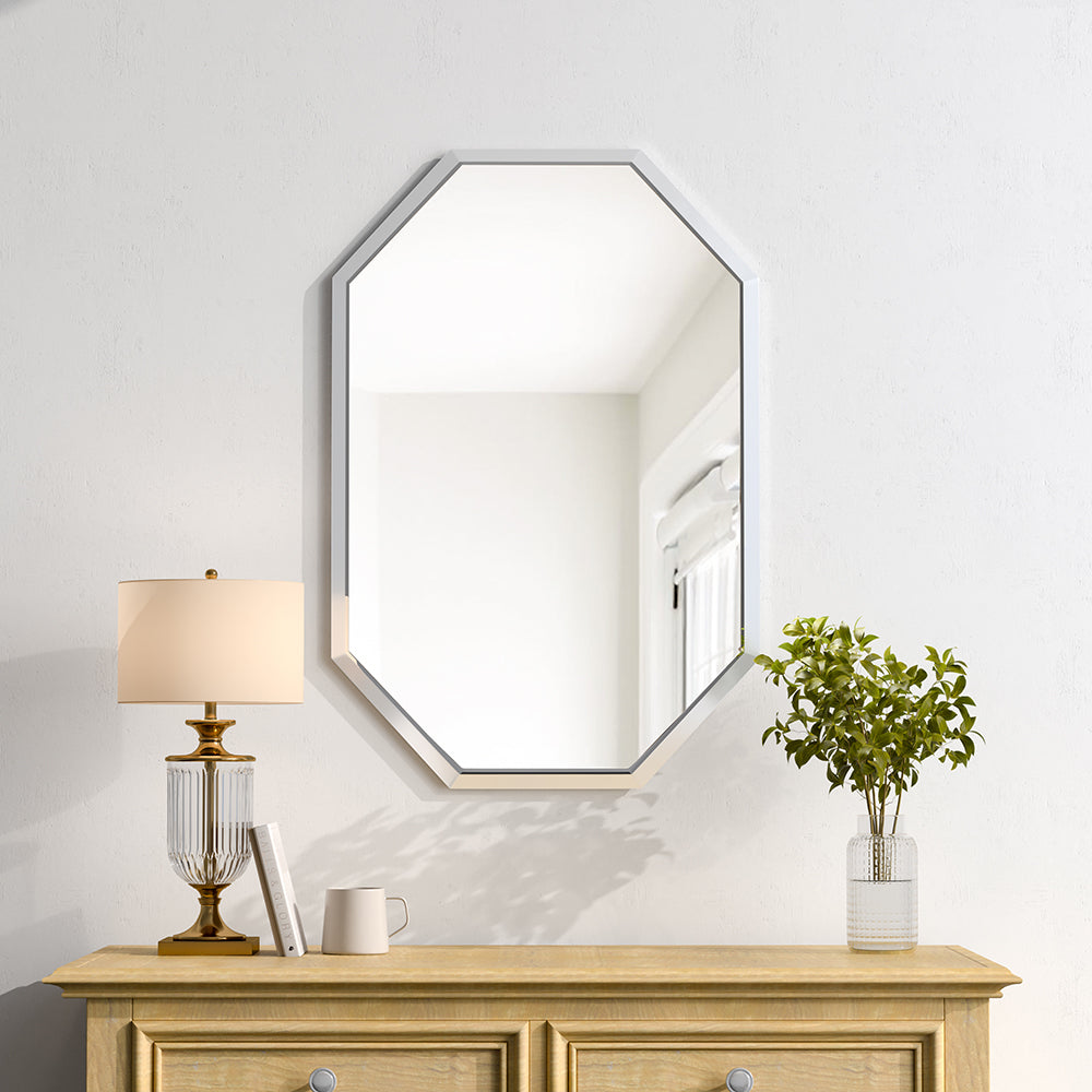 Decorative Wall Mounted Mirror with Beveled Edge