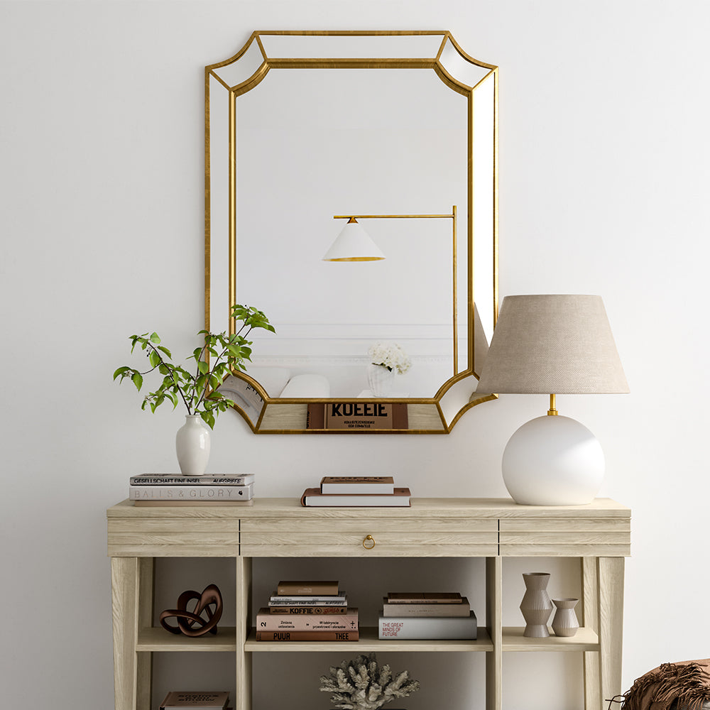 Modern Gold Decorative Wall Mirror