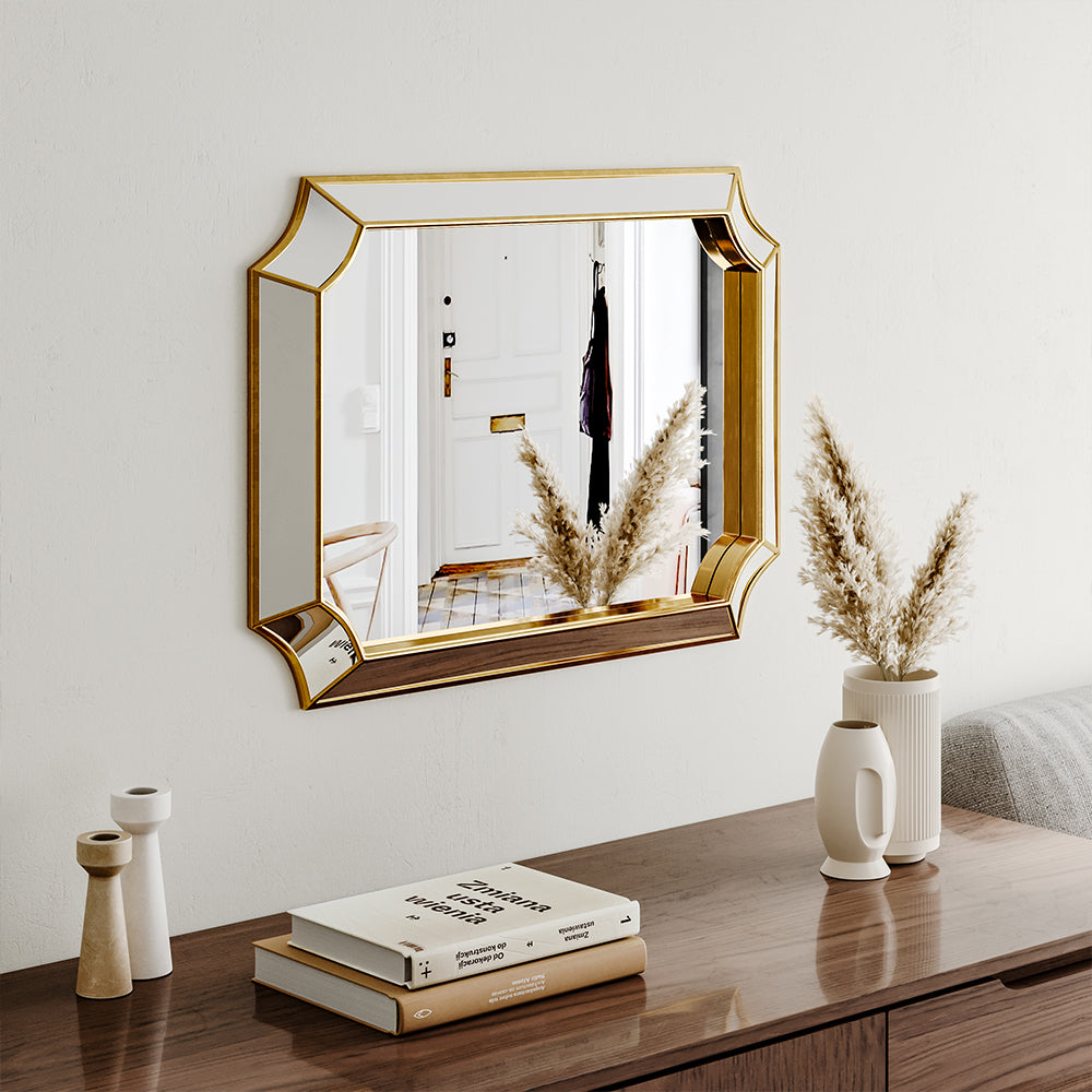 Modern Gold Decorative Wall Mirror