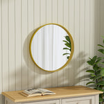 Load image into Gallery viewer, European-Style Minimal Round HD Makeup Mirror with Wide Frame
