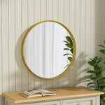 Load image into Gallery viewer, European-Style Minimal Round HD Makeup Mirror with Wide Frame
