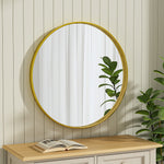 Load image into Gallery viewer, European-Style Minimal Round HD Makeup Mirror with Wide Frame
