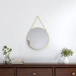 Load image into Gallery viewer, Minimal Perforation-free Round Wall Hanging Makeup Mirror
