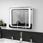 Load image into Gallery viewer, LED Wall Mounted Bathroom Mirror Steam Free illuminated Bathroom Mirror
