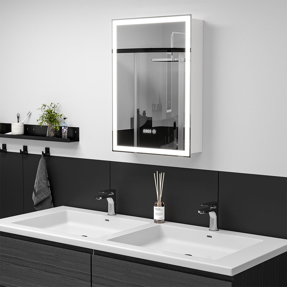 Modern Wall Mounting LED Mirror Cabinet for Bathroom