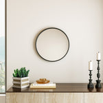 Load image into Gallery viewer, European-Style Minimal Round HD Makeup Mirror with Wide Frame
