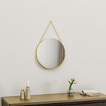 Load image into Gallery viewer, Minimal Perforation-free Round Wall Hanging Makeup Mirror
