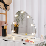 Load image into Gallery viewer, Cloud-Shaped LED Tabletop Hollywood Vanity Mirror
